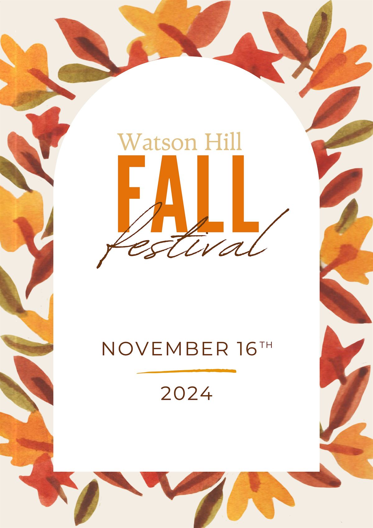 Watson Hill Fall Festival