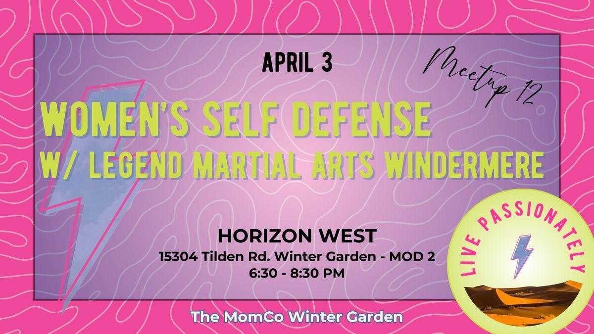 Meetup 12 Women's Self Defense