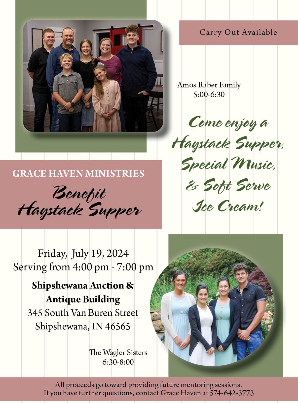 Benefit Haystack Supper