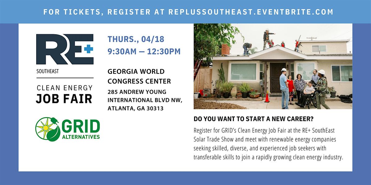 RE+  Southeast: Clean Energy Job Fair