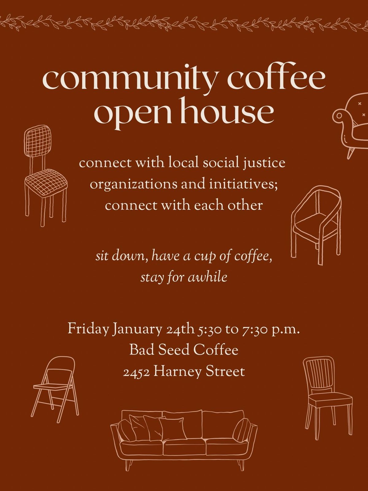 Community Coffee \/ Open House