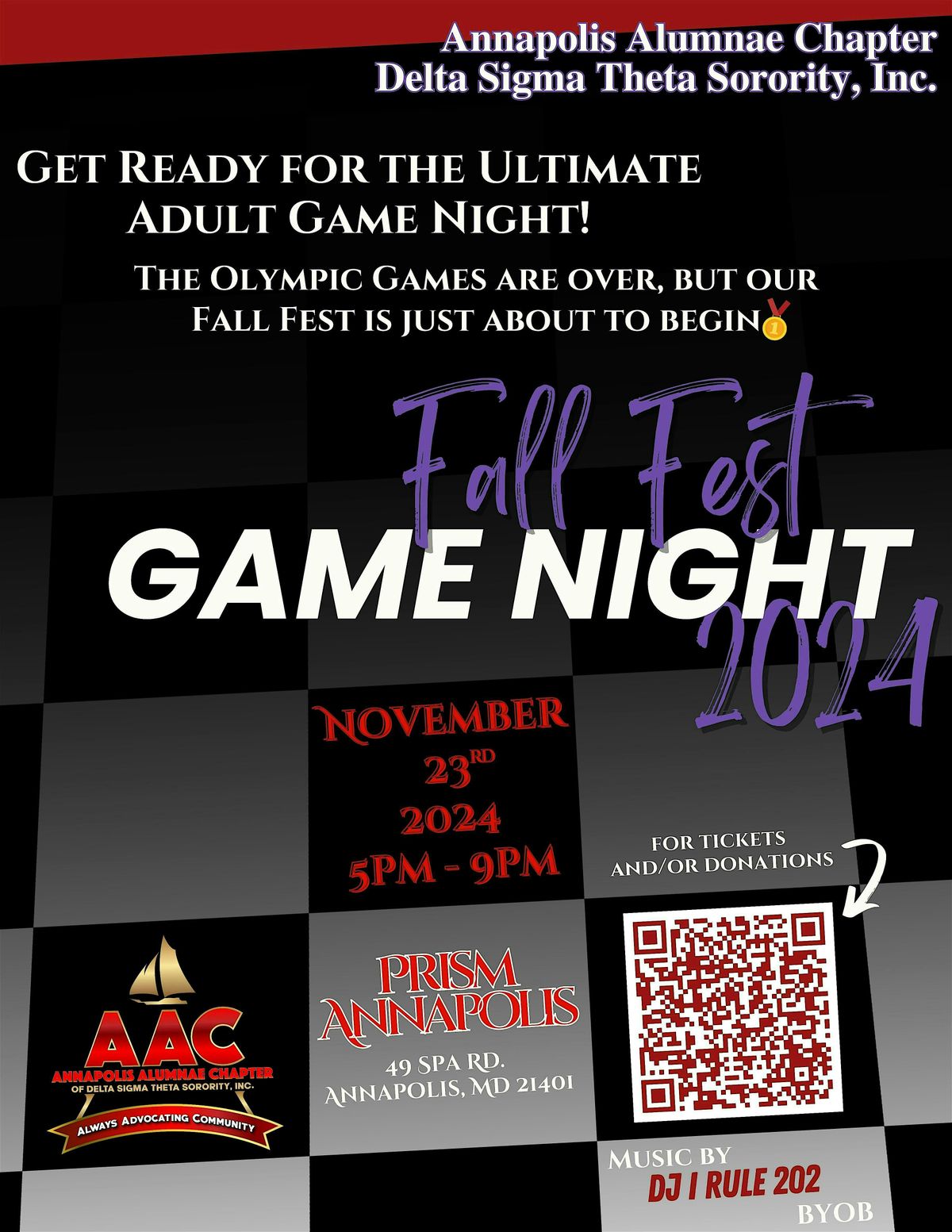 Fall Fest Game Night 2024