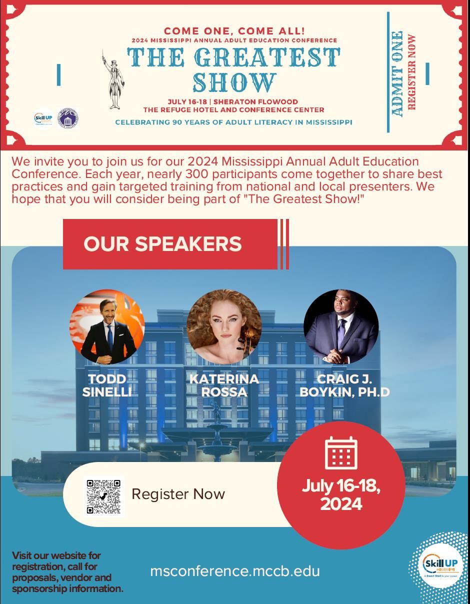 2024 Mississippi Annual Adult Education Summer Conference