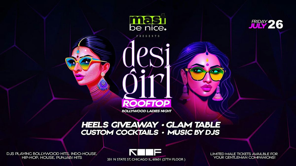 A Desi Girl Rooftop Party: A Bollywood Ladies Night By Mast Be Nice