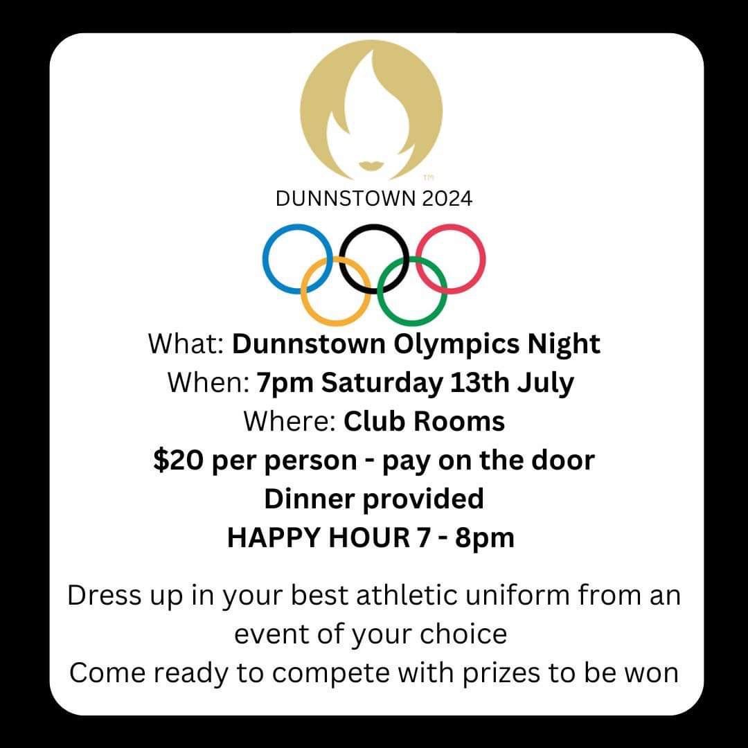 Dunnstown Olympics Night