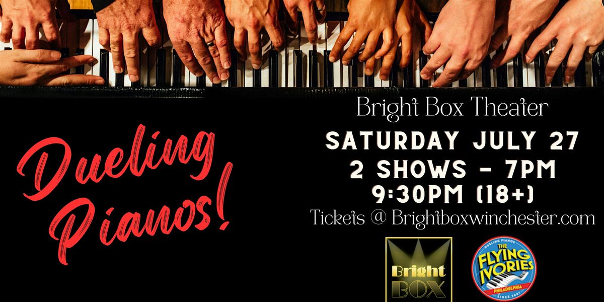 The Flying Ivories: Dueling Pianos (9:30PM SHOW) - 18+