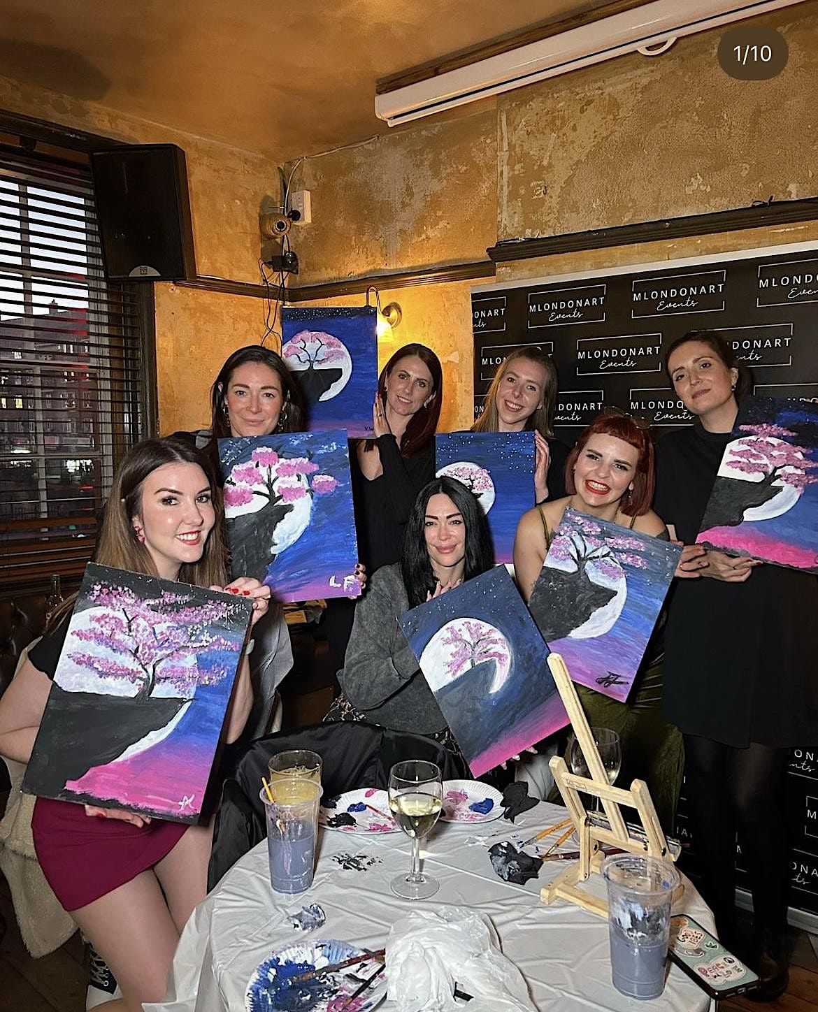 Sip and Paint by M London, Prince of Peckham Pub, London, 13 August 2023