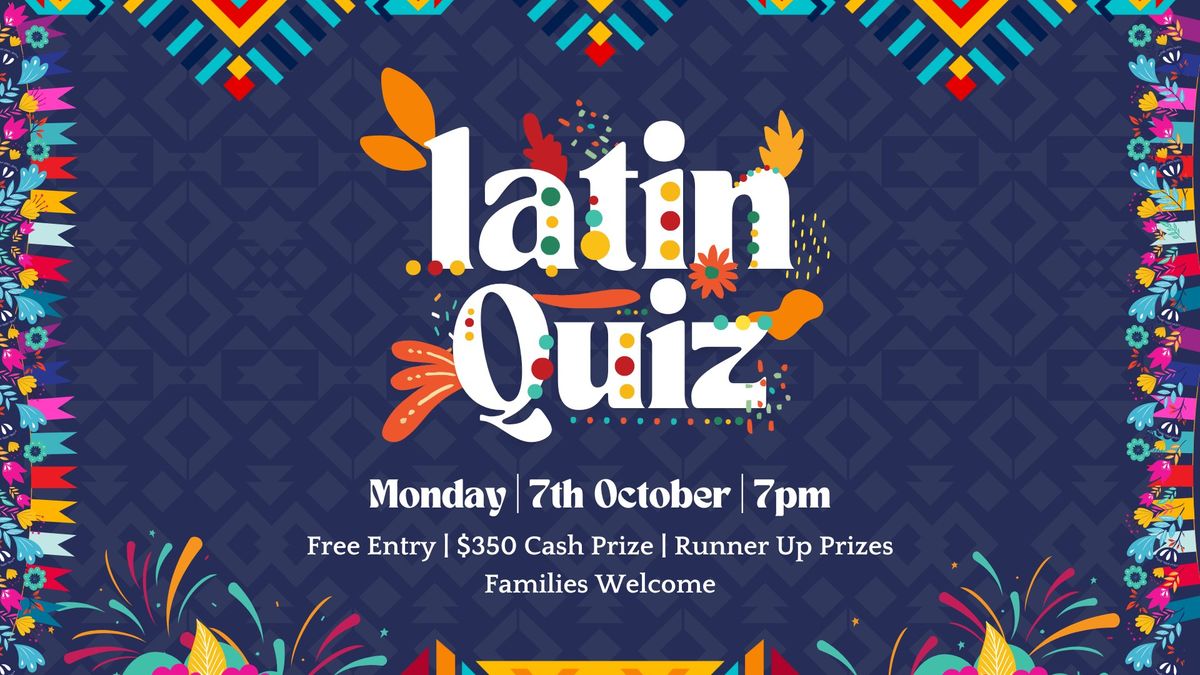 Latin Quiz Night at Federal Hotel