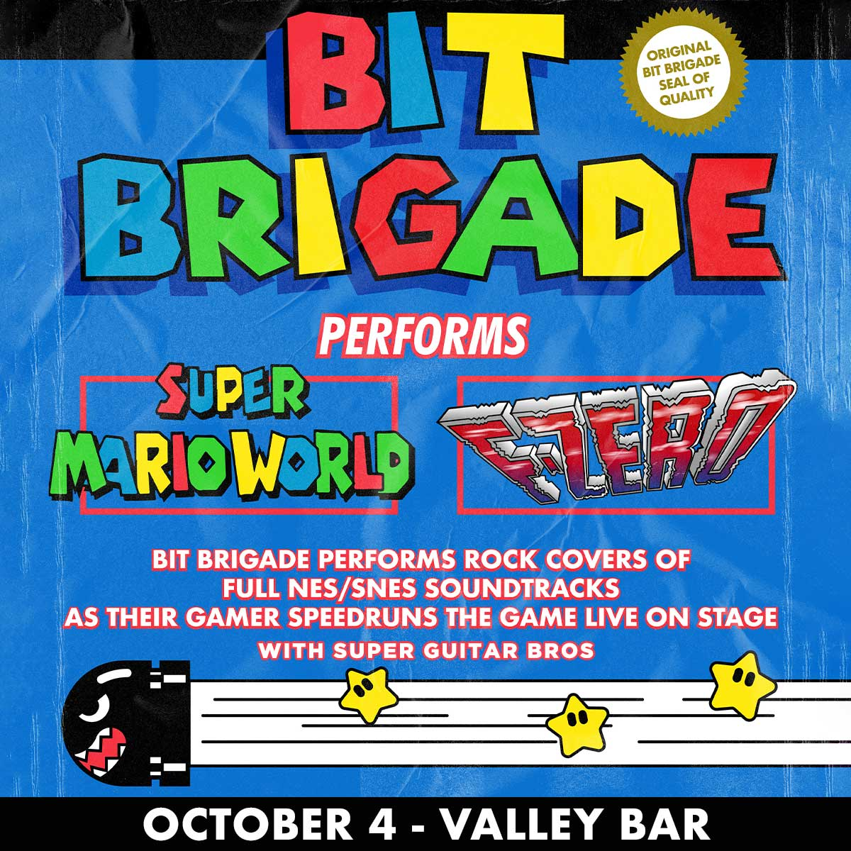 BIT BRIGADE PERFORMS "SUPER MARIO WORLD" + "F-ZERO" LIVE