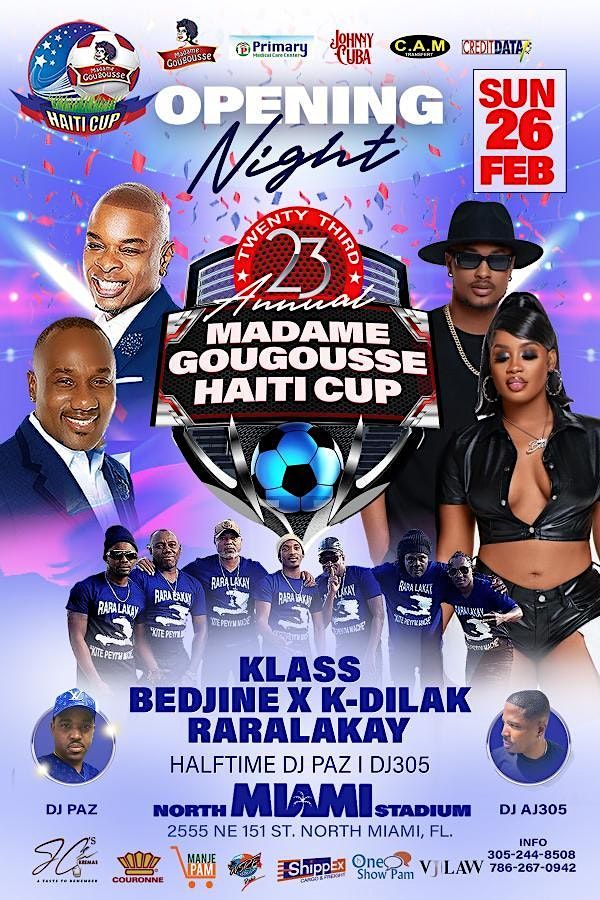 Madame Gougouse Haiti Cup Kickoff - Klass & Bedjine\/K-Dilak