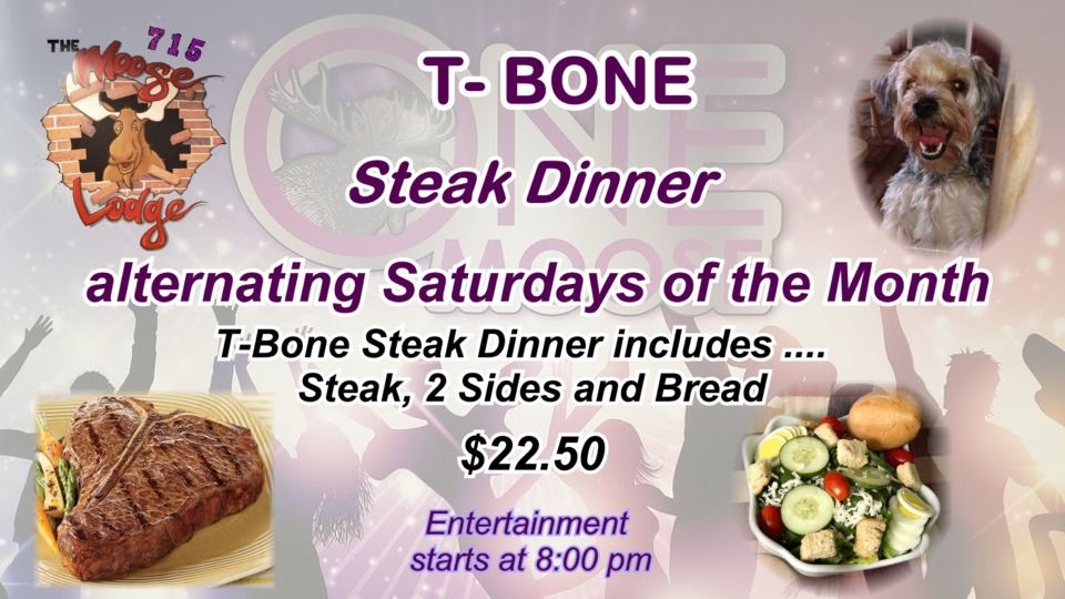 T-Bone Steak Dinner Night