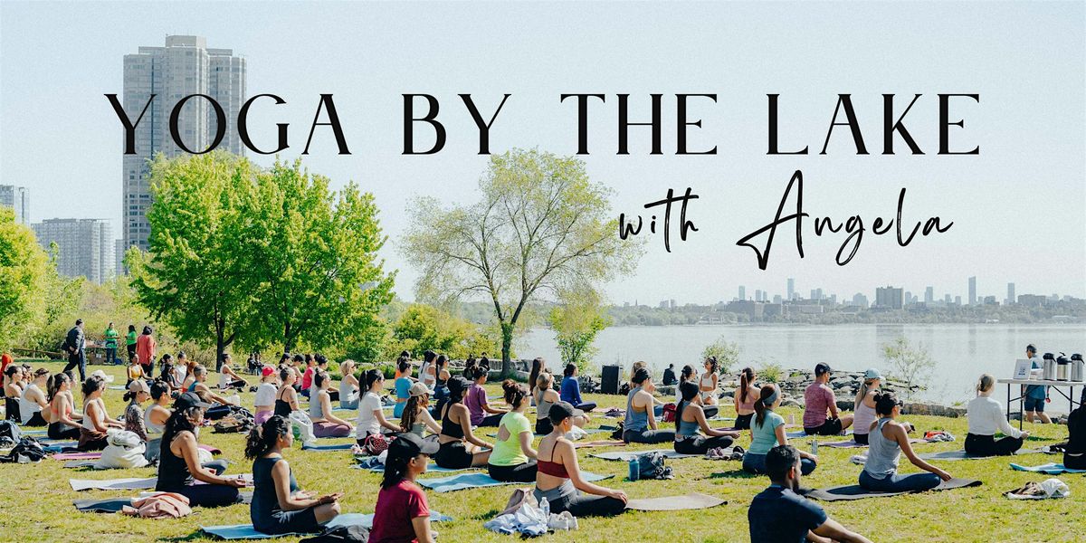 Yoga by the lake with Angela