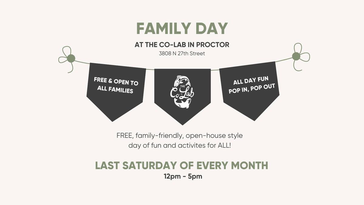 September Family Day @ The Co-Lab