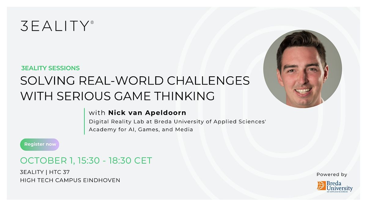 3EALITY Sessions: Solving Real-World Challenges with Serious Game Thinking