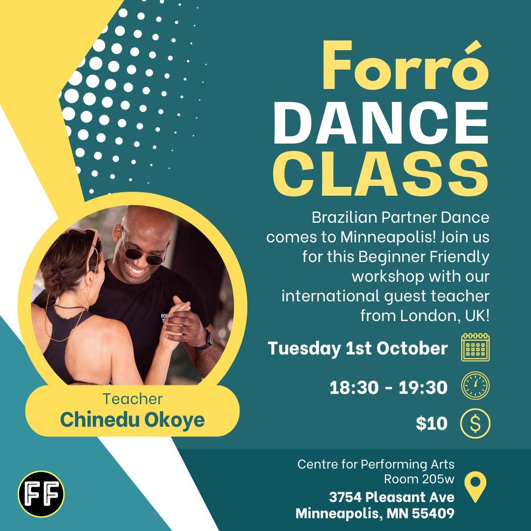 Forr\u00f3 Dance Workshop in Minneapolis with Chinedu, Forr\u00f3 Foundations: Beginner Friendly