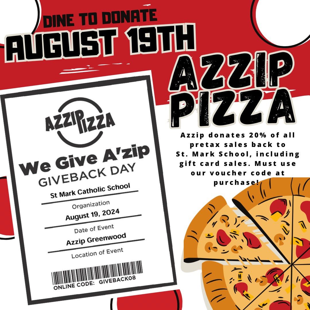 Dine to Donate | AZZIP PIZZA