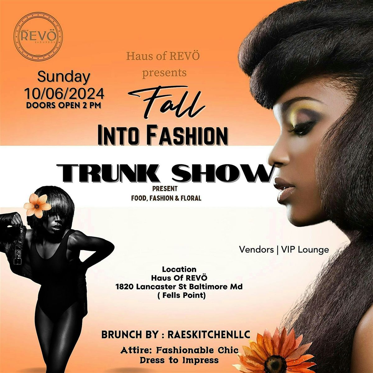 Haus of Revo Present FALL into FASHION Trunk Show & Brunch