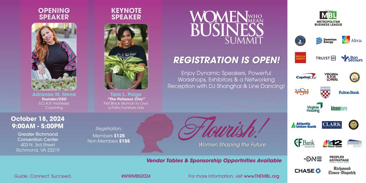 2024 Women Who Mean Business Summit