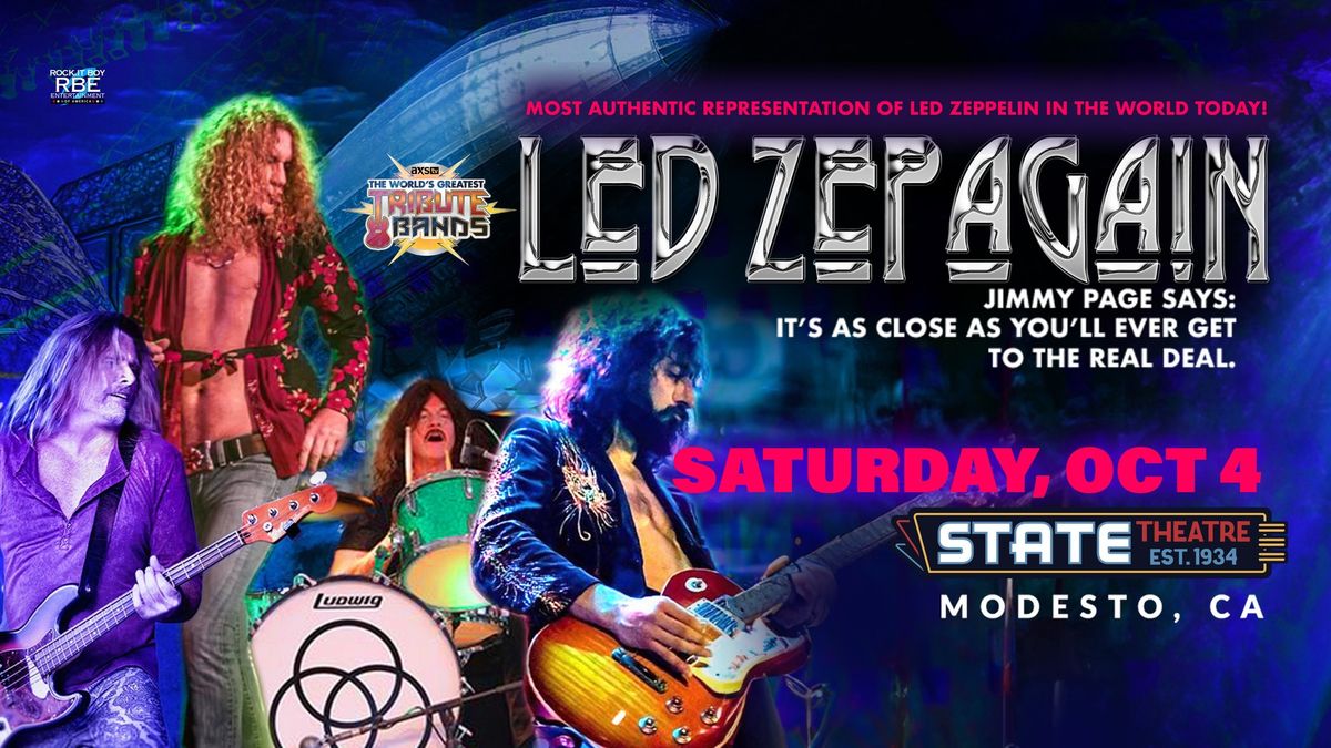 Led Zepagain - The Most Authentic Representation of Led Zeppelin in The World Today!