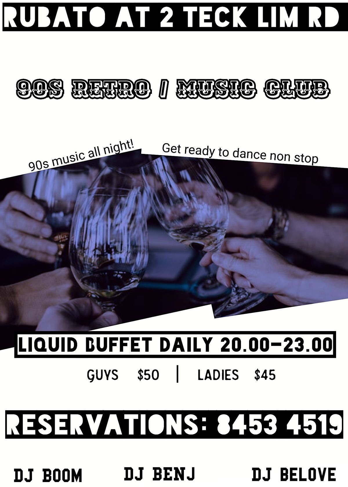 90s Retro Music Club \/ Liquid Buffet
