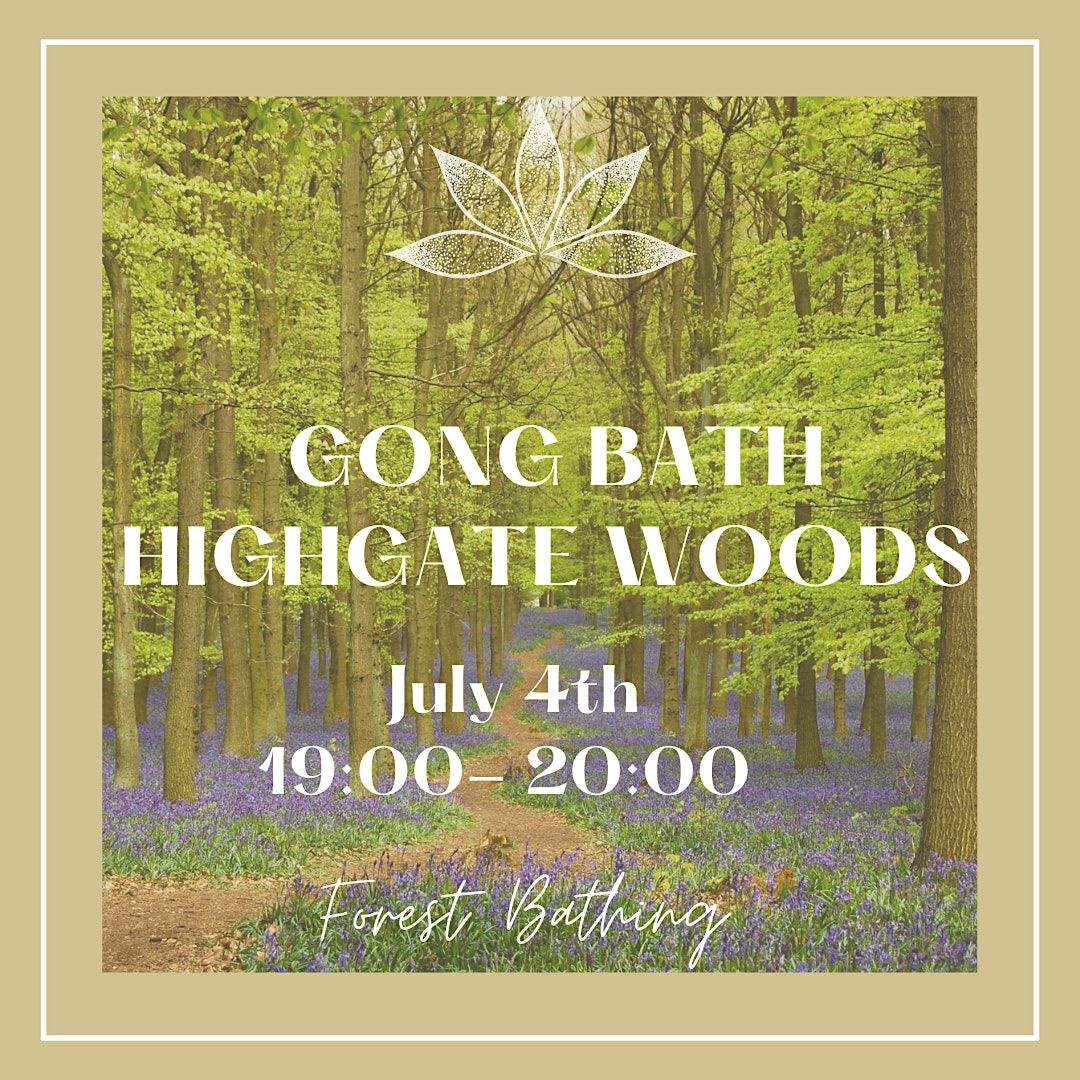 Capricorn Full Moon Gong Bath in Nature Highgate Woods North London