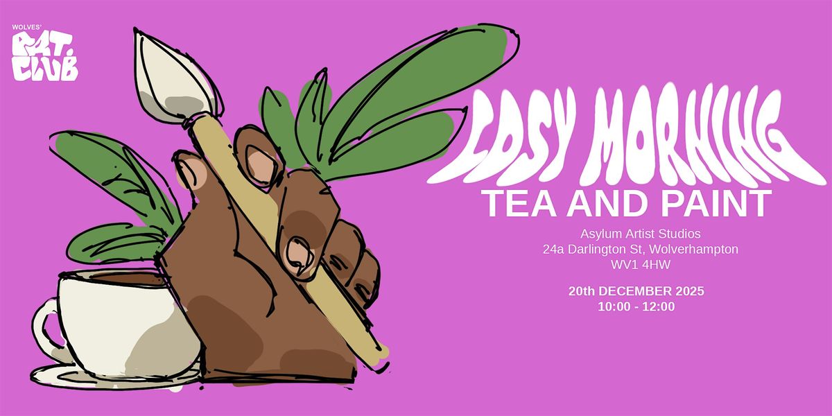 Cosy Morning Tea and Paint - Wolves Art Club