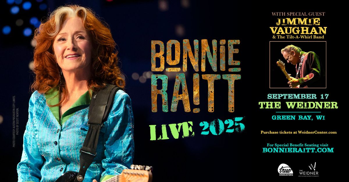 Bonnie Raitt Live 2025 | September 17, 2025 | Green Bay, WI | The Weidner