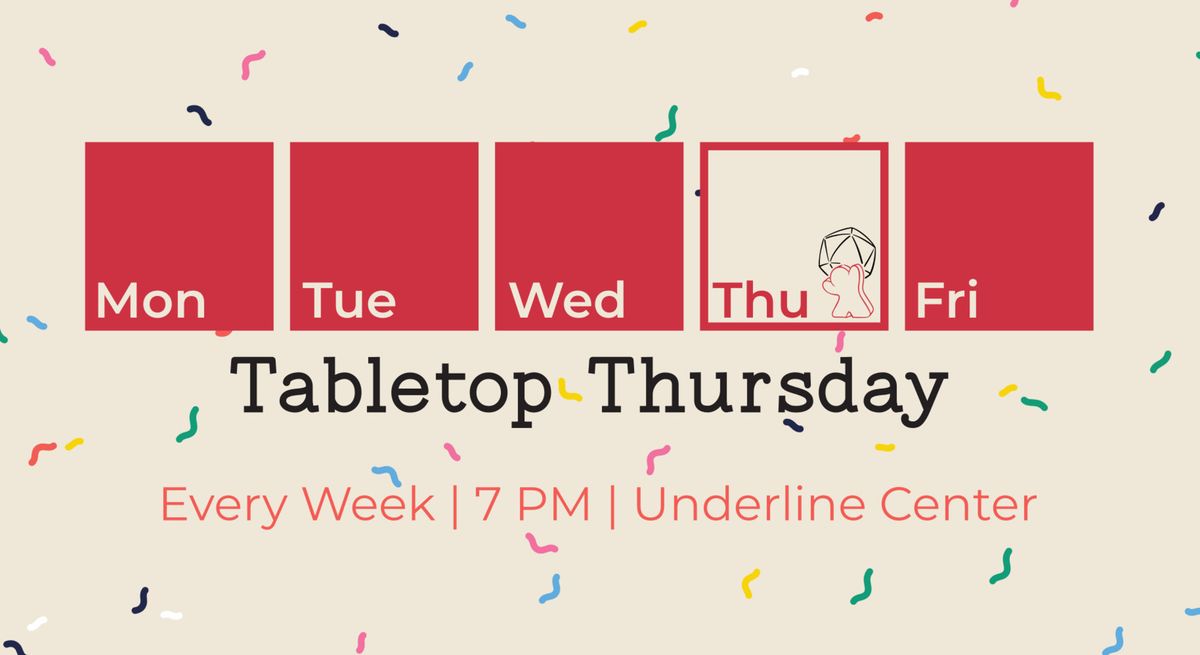 Tabletop Thursday with ReRoll Board Games