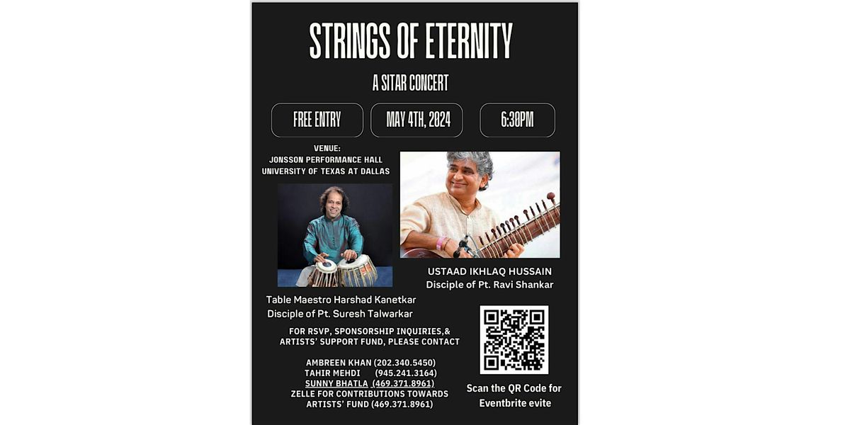 STRINGS OF ETERNITY - A Sitar Concert