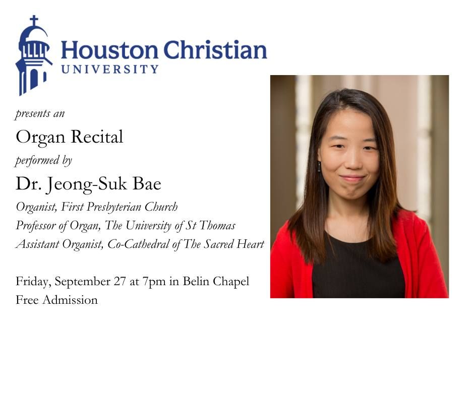 Organ Recital by Dr. Jeong-Suk Bae