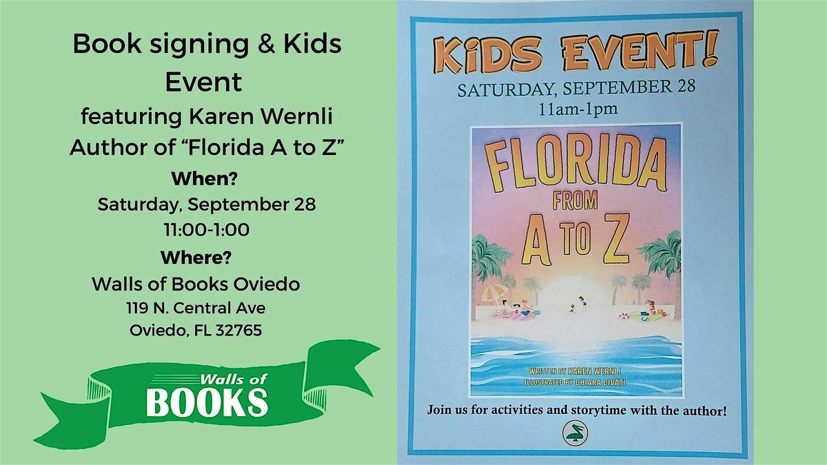 Book Signing & Kids Event with Karen Wernli