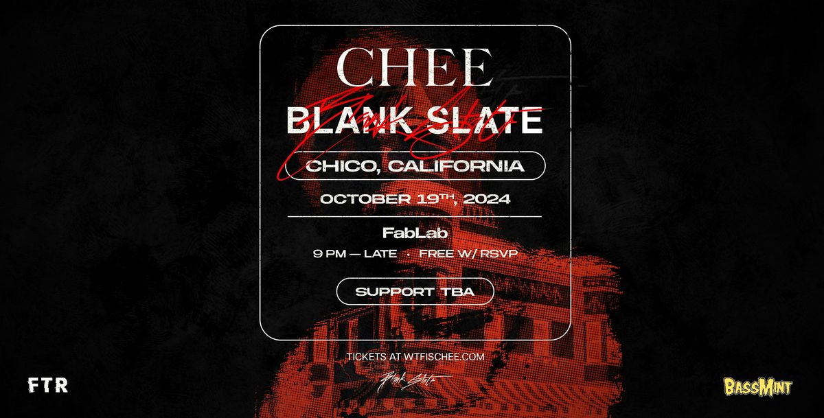 CHEE 10\/19 FREE w\/ RSVP