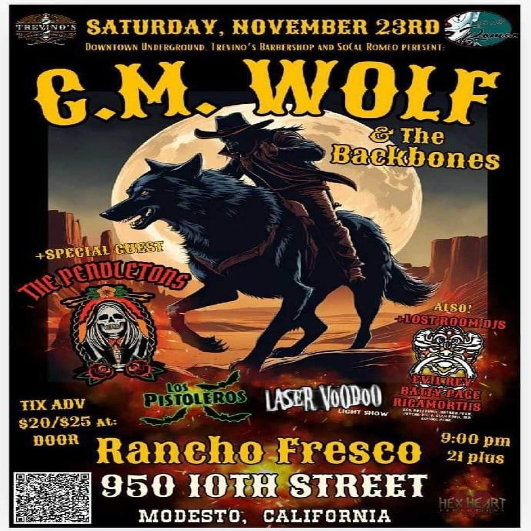 C.M. Wolf and the BackBones + The Pendletons + very special guest Los Pistoleros 