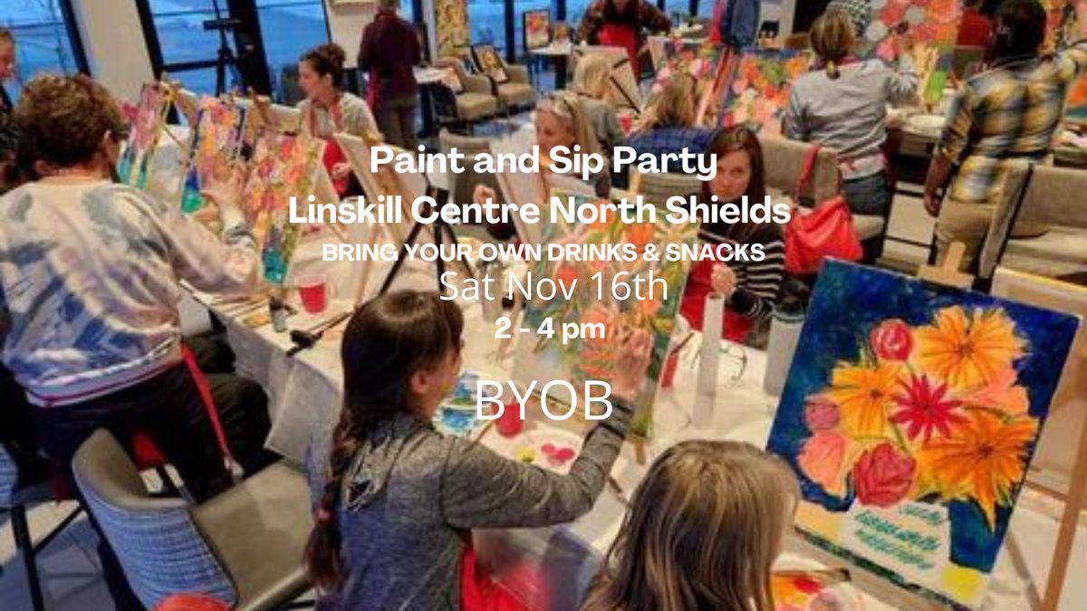 Paint Sip BYOB Linskill Centre North Shields