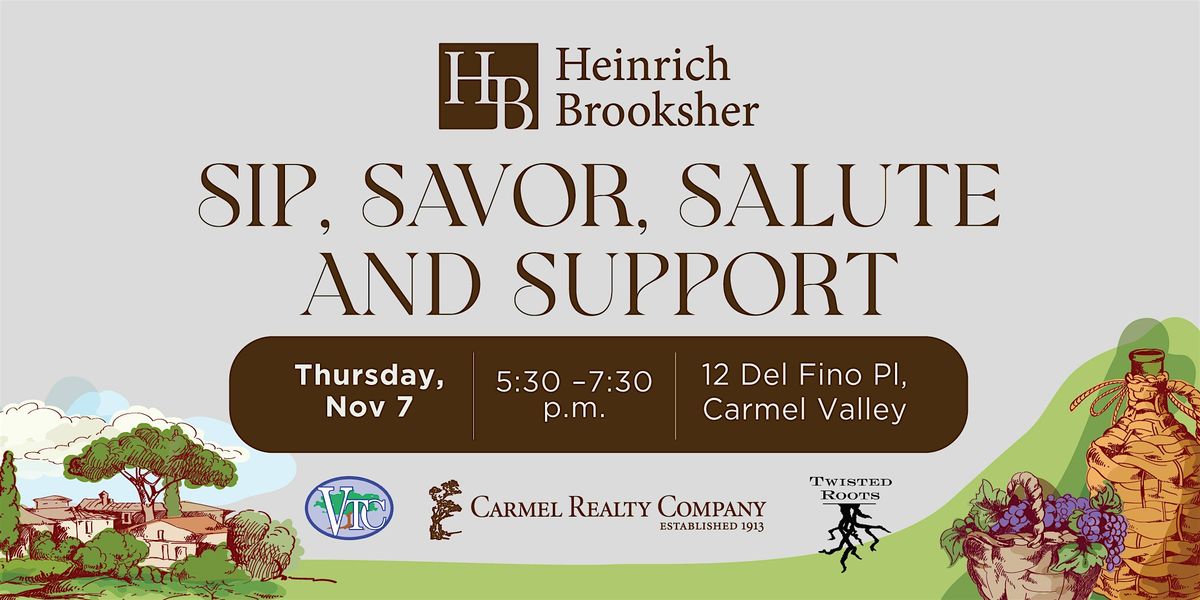 Sip, Savor, Salute and Support the Veterans Transition Center