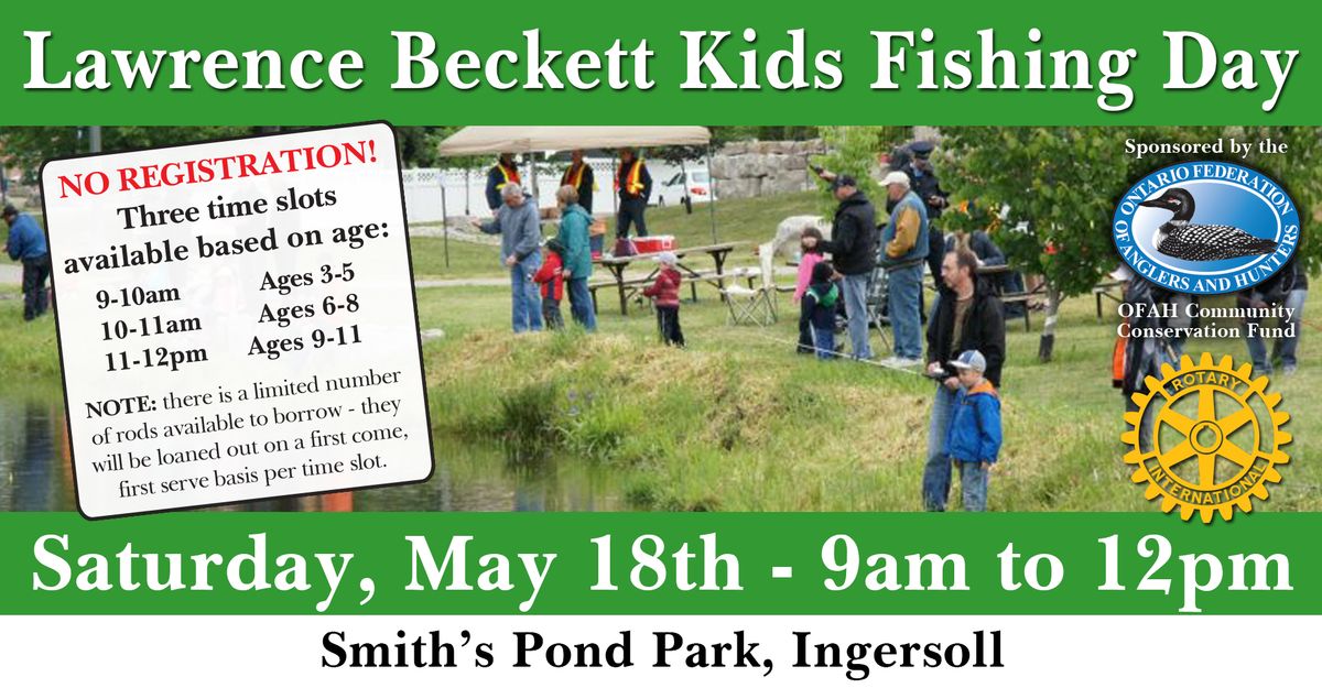 Lawrence Beckett Rotary Kids Fishing Day