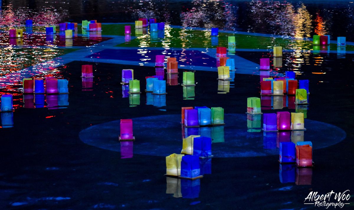 Floating Lantern Peace Ceremony, Olympic Plaza, Calgary, 6 August 2022