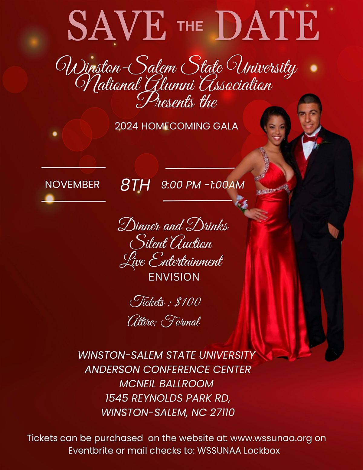 Winston-Salem  State University National Alumni Association 2024 Homecoming Gala