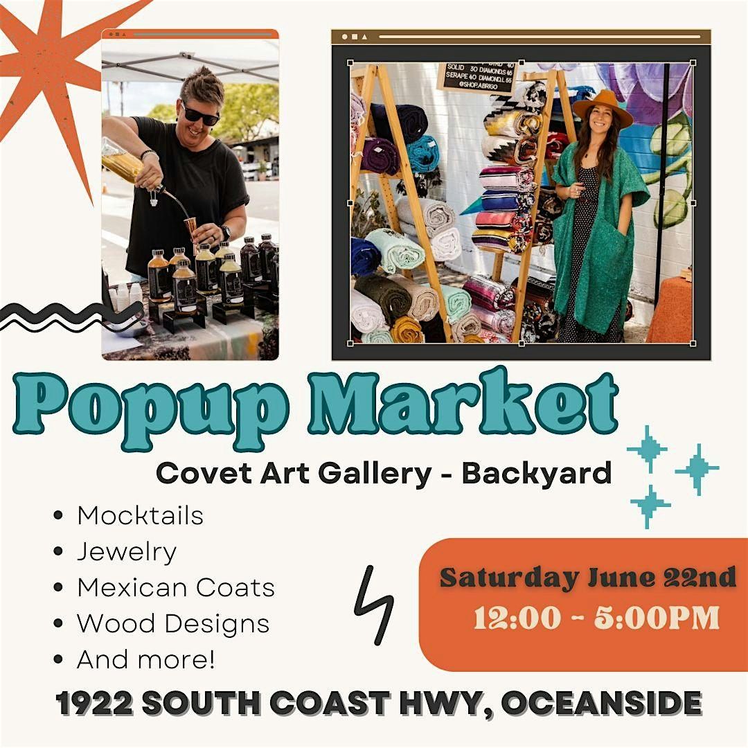 Summer Pop-Up Market - Covet Art Gallery's Backyard