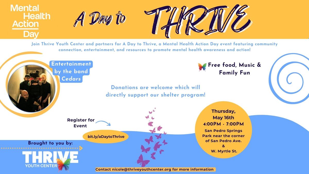 A Day to Thrive: Mental Health Action Day
