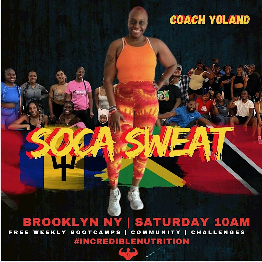 Saturday  Soca Sweat Fete, SOCA FITNESS PARTY