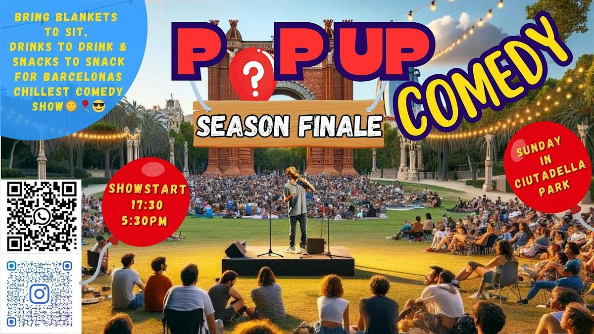 SEASON FINALE: Open Air Comedy In Ciutadella Park