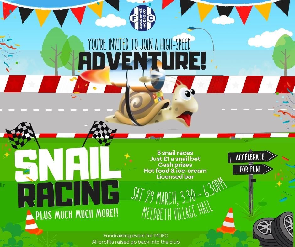 MDFC Snail Racing Fundraiser