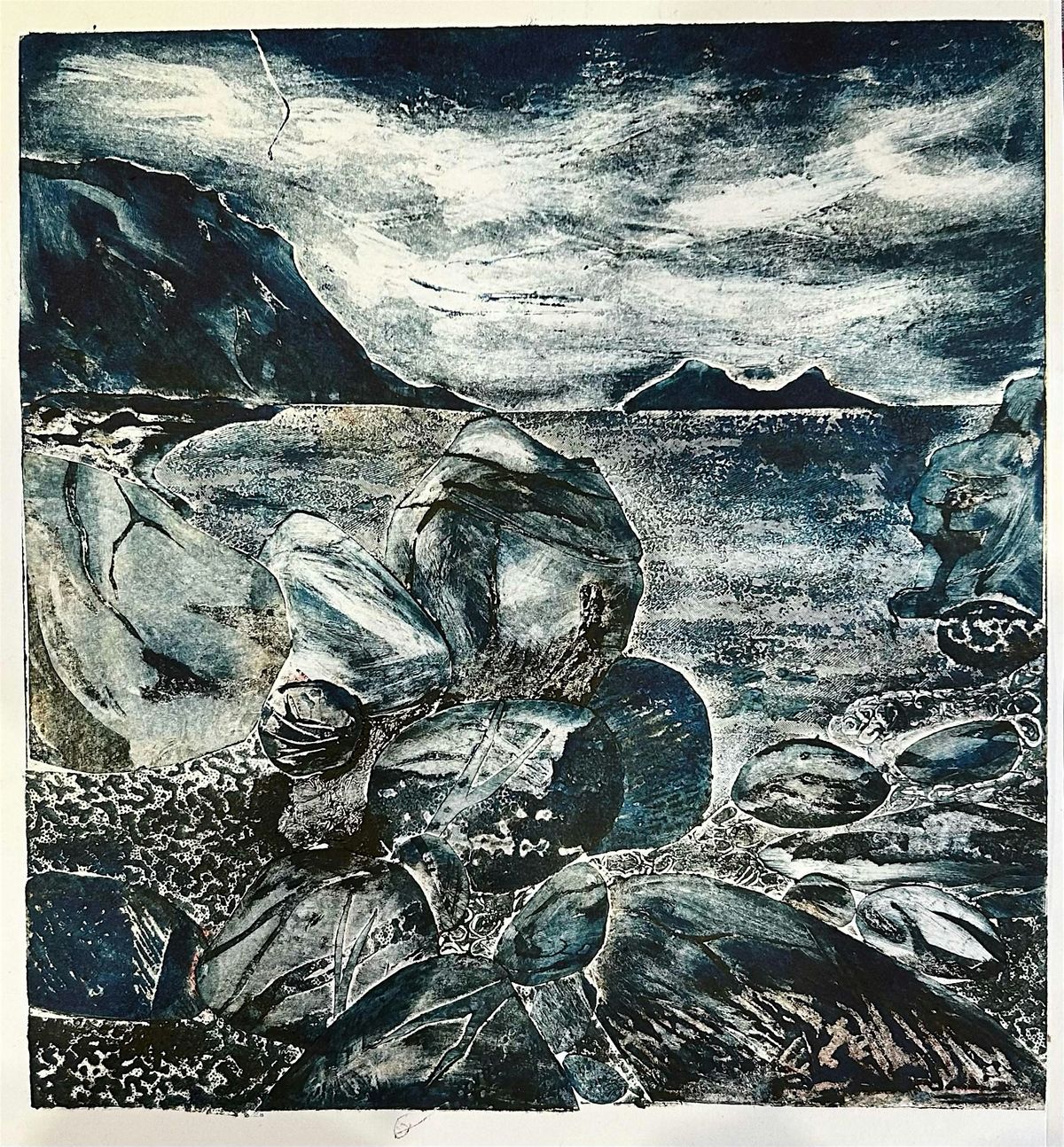 Collograph Printing and Landscape with Fiona Edmondson