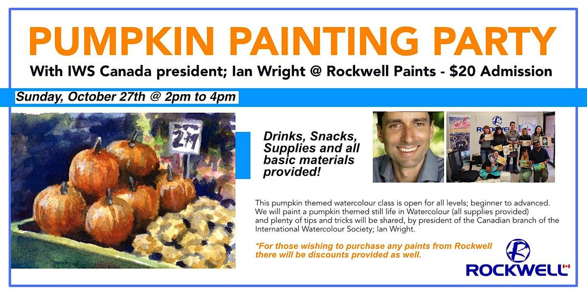 Painting Pumpkins in Watercolour - With Ian Wright