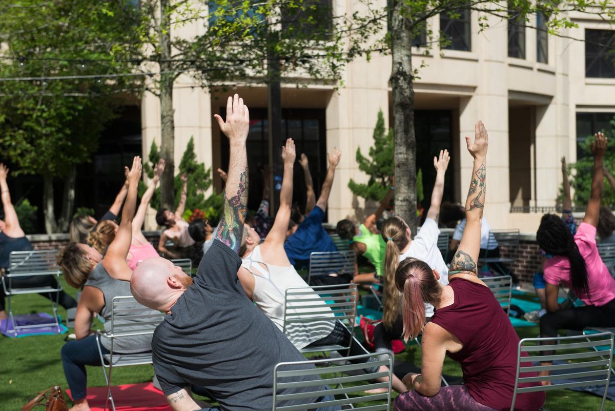 Gentle Morning Yoga on Boyd Plaza