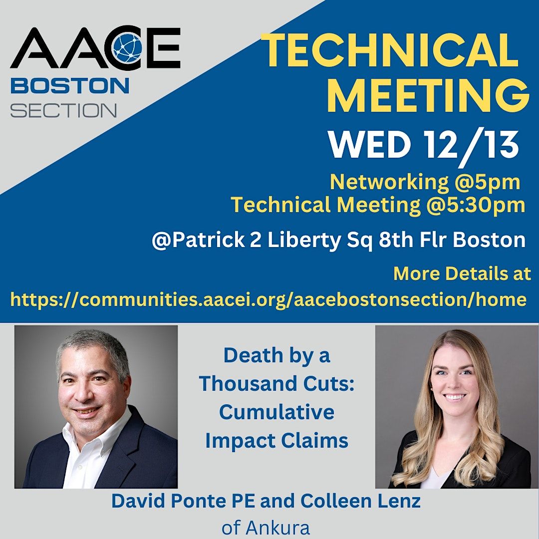 IN-PERSON Social - AACEi Boston - Section Meeting