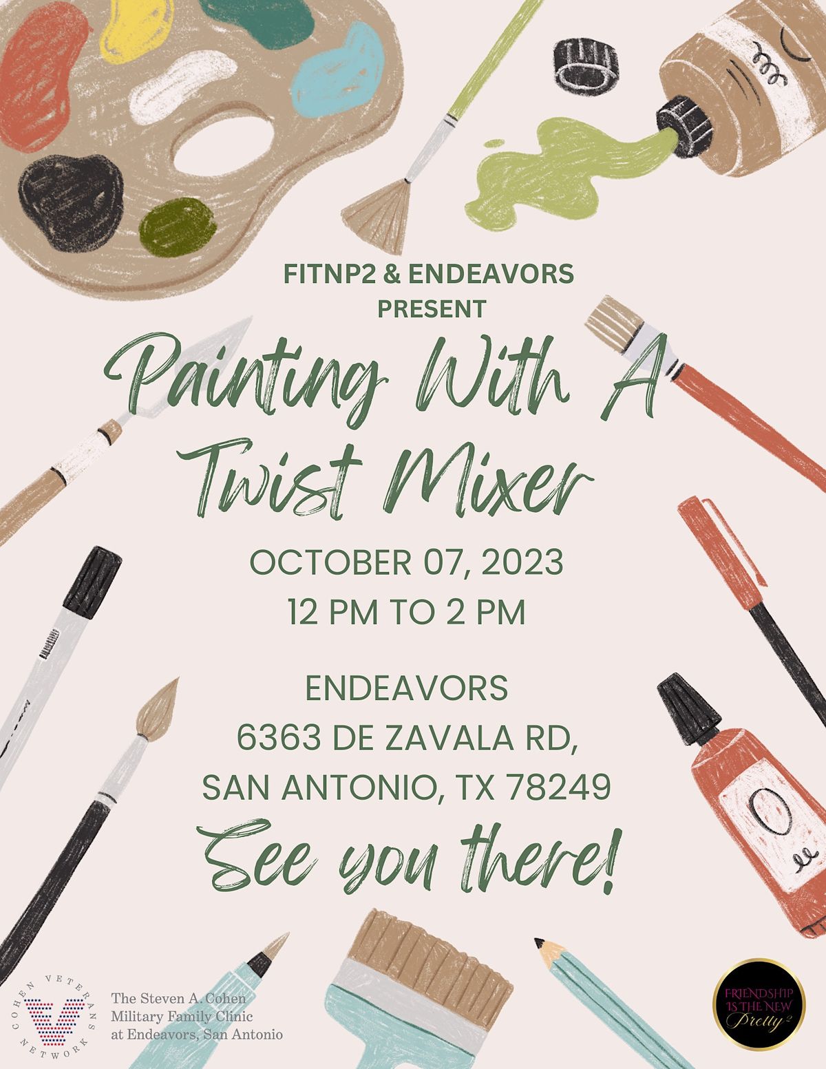 Painting With A Purpose, Endeavors®, San Antonio, 4 November 2023