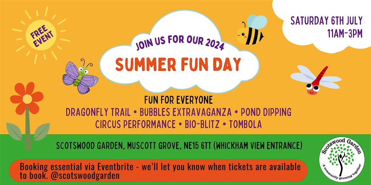 Summer Fun Day 2024 at Scotswood Garden