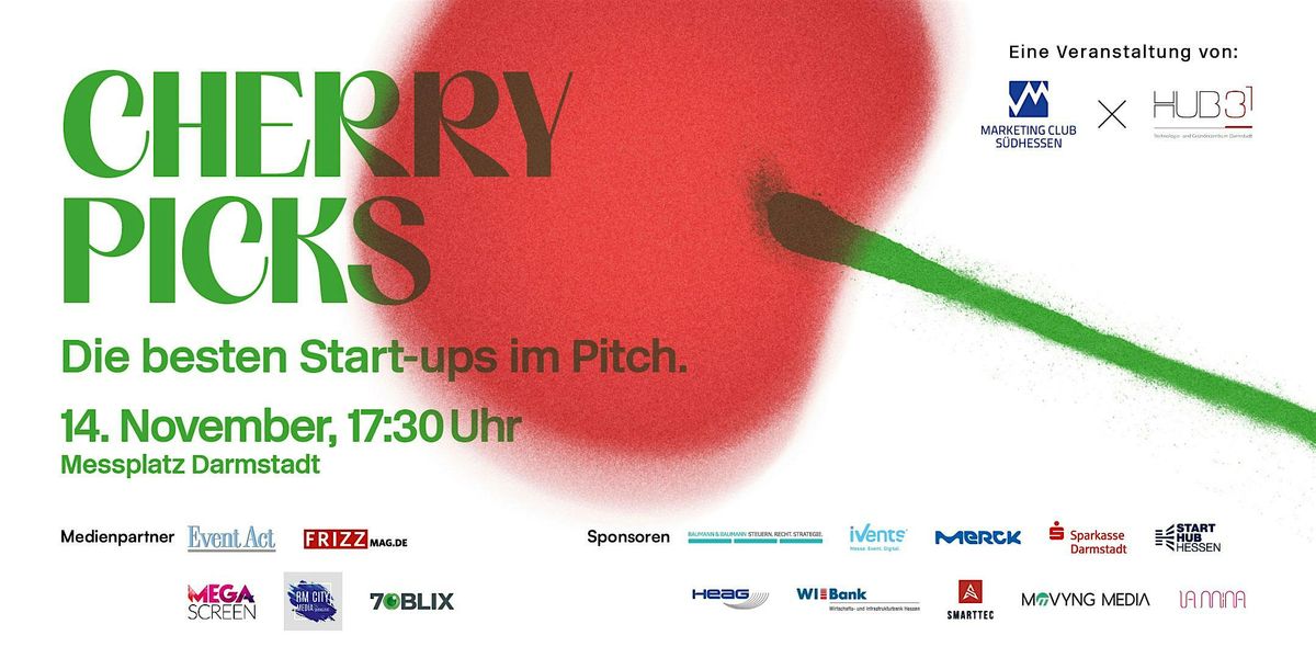 Cherrypicks. Die besten Start-ups im Pitch.